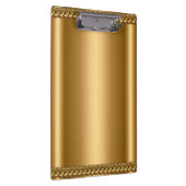 Gold Bronze Plaque Chain Bedrijfsnaam toevoegen Klembord (Rechts)