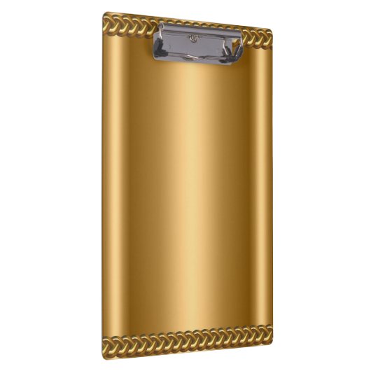 Gold Bronze Plaque Chain Bedrijfsnaam toevoegen Klembord (Rechts)