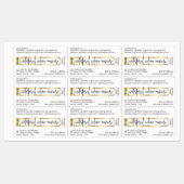 Gold Brow of Lash Serum Cosmetische Buis Mascara Labels (Vel)