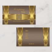 Gold Brown Jewel Company Visitekaartje (Voorkant / Achterkant)