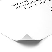 Gold bruiloft menu poster. Elegant menu Foto Afdruk (Hoek)