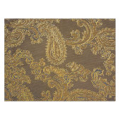 Gold-bruin katoentafelkleed Tafelkleed (Voorkant (Horizontaal))