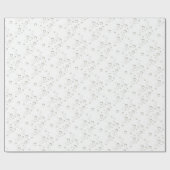 Gold Bubbles op wit Cadeaupapier (Vlak)