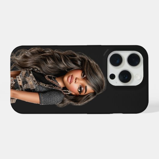 Gold Buckle Editorial Phone Case iPhone Hoesje (Achterkant horizontaal)