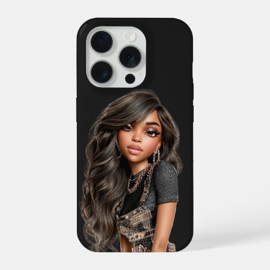 Gold Buckle Editorial Phone Case iPhone Hoesje (Achterkant)