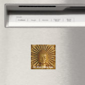 Gold Buddha, Compassie (Fridge Magnet) Magneet (Insitu (Vaatwasser))