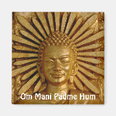 Gold Buddha, Compassie (Fridge Magnet) Magneet (Voorkant)