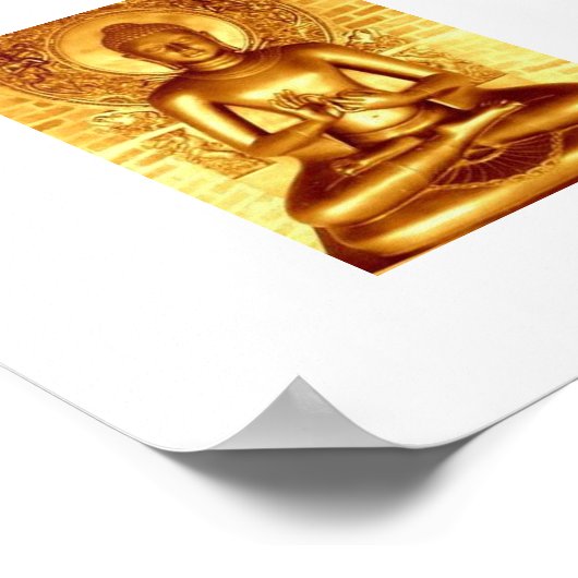 Gold Buddha Poster (Hoek)