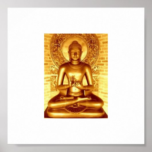 Gold Buddha Poster (Voorkant)
