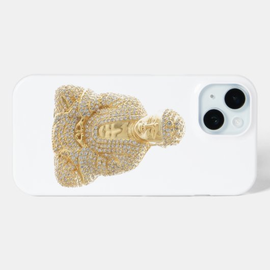 Gold Buddha Rhinestone Case-Mate iPhone Case (Achterkant (horizontaal))