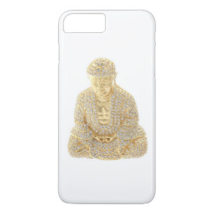 Gold Buddha Rhinestone iPhone 8/7 Plus Hoesje