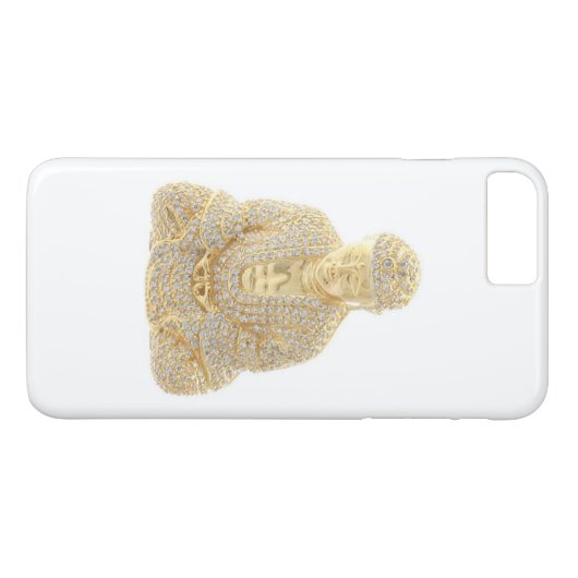 Gold Buddha Rhinestone Case-Mate iPhone Case (Achterkant (Horizontaal))