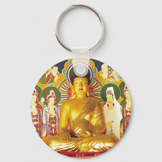 Gold Buddha Sleutelhanger (Voorkant)
