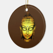 Gold Buddha Spiritueel Yoga Head Keramisch Ornament (Links)