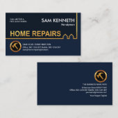Gold Building Home Repairs Visitekaartje (Voorkant / Achterkant)