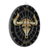 Gold Bull Bull Market Dartbord (Voorkant Links)