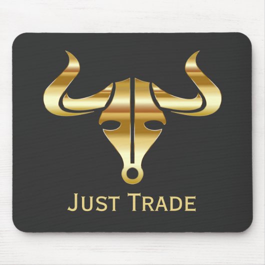 Gold Bull Just Trade Muismat (Voorkant)