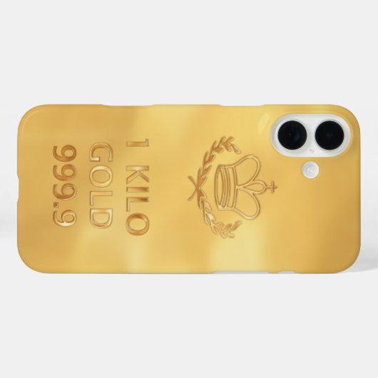 Gold Bullion Bar Case-Mate iPhone Case (Achterkant (horizontaal))