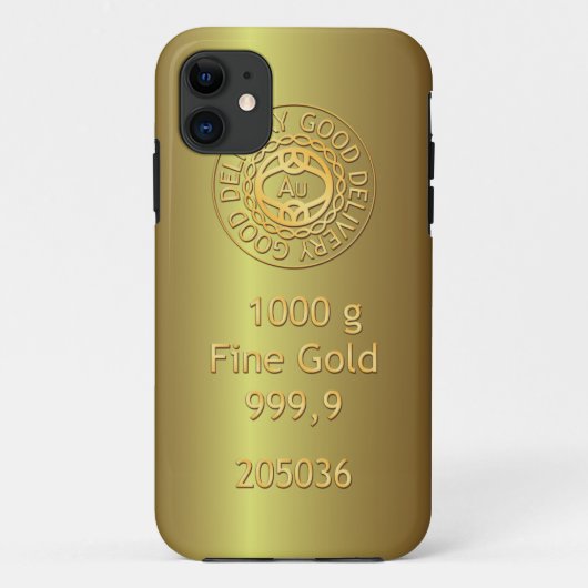 Gold Bullion Golden Style iPhone 5 Hoesje (Achterkant)