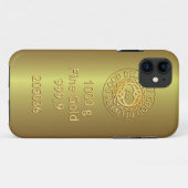 Gold Bullion Golden Style iPhone 5 Hoesje (Achterkant (horizontaal))