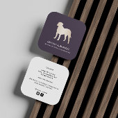 Gold Bullmastiff Dog Walker Trainer Puppy sitter Vierkante Visitekaartje