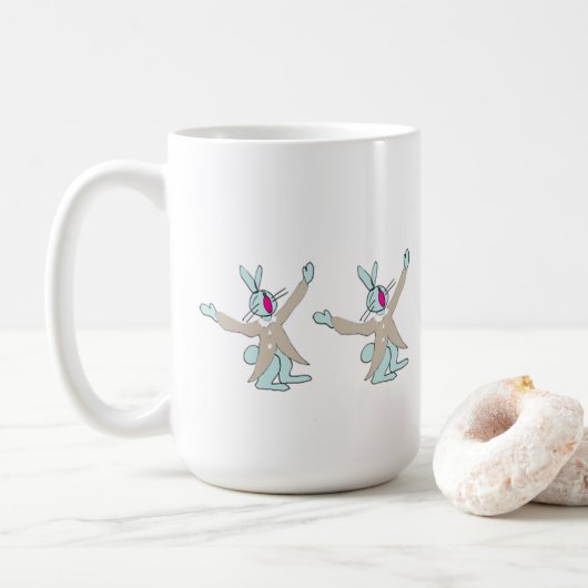 Gold Bunny Koffiemok (Met donut)