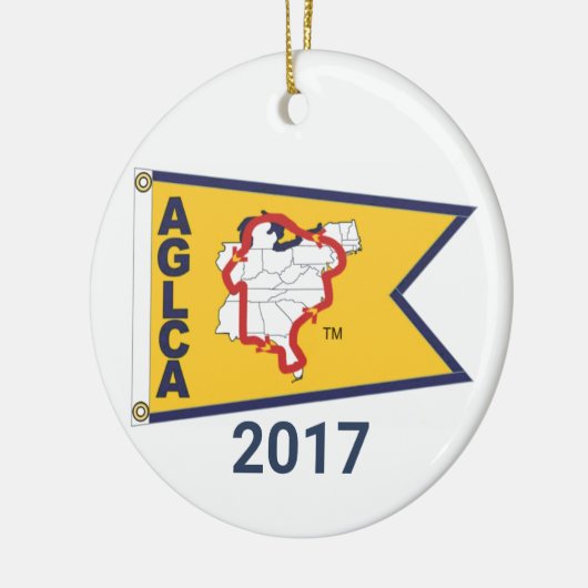 Gold Burgee (2017) Ceramic Ornament (Links)