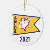 Gold Burgee (2021) Keramisch Ornament (Links)