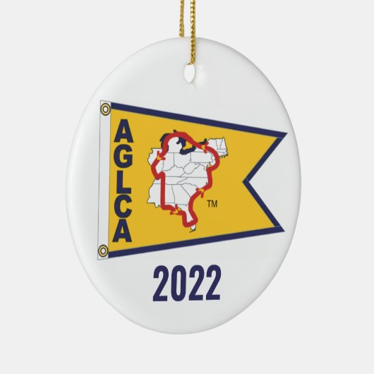 Gold Burgee (2022) Keramisch Ornament (Rechts)