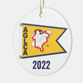 Gold Burgee (2022) Keramisch Ornament (Links)