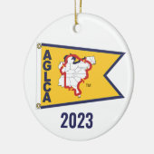 Gold Burgee (2023) Keramisch Ornament (Links)