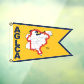 Gold Burgee Window Cling Raamsticker (Vel 3)