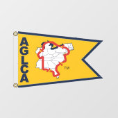 Gold Burgee Window Cling Raamsticker (Vel)
