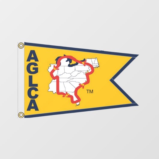 Gold Burgee Window Cling Raamsticker (Vel)
