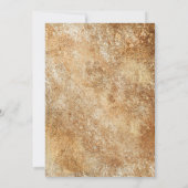 Gold Burgundy Floral Elegant 40th Birthday Party Kaart (Achterkant)