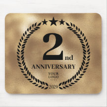 Gold Business 2e Jubileum Mousepad