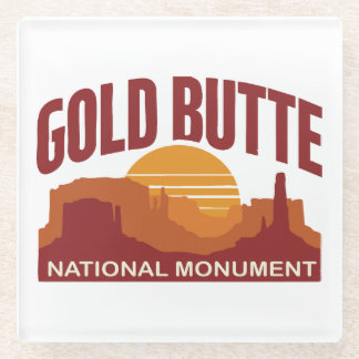 Gold Butte National Monument Nevada Woestijn Glazen Onderzetter