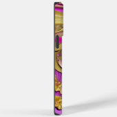 Gold Butterflies Hot-Roze, gepersonaliseerde naam Case-Mate iPhone Case (Achterkant / Rechts)