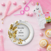 Gold Butterflies Special Occasion Paper Bord (Feest)