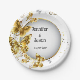 Gold Butterflies Special Occasion Paper Bord