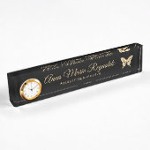 Gold Butterfly Custom Professional Naambordje