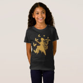 Gold Butterfly Fairy T-shirt (Voorkant volledig)