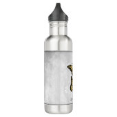 Gold Butterfly Floral Personalized Waterfles (Links)