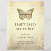 Gold butterfly logo flyer (Voorkant)