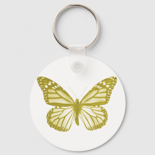 Gold Butterfly Sleutelhanger (Voorkant)
