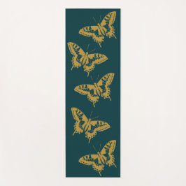 Gold Butterfly Yoga Pose Pilates-oefening Yogamat