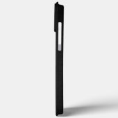 Gold Button en zwart roestvrij staal Case-Mate iPhone Case (Achterkant / Links)