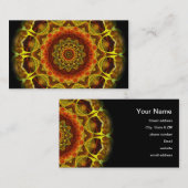 Gold Button Mandala Visitekaartje (Voorkant / Achterkant)