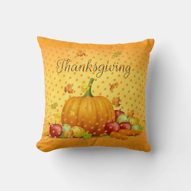 Gold CadeauThanksgiving Beste Herfst Tijd Kussen (Voorkant)