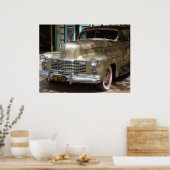  GOLD CADILLAC POSTER (Keuken)
